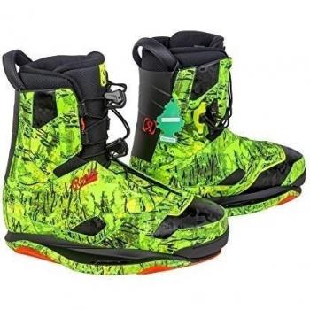 Ronix Frank - Botas de wakeboard para hombre, color amarillo, talla 43
