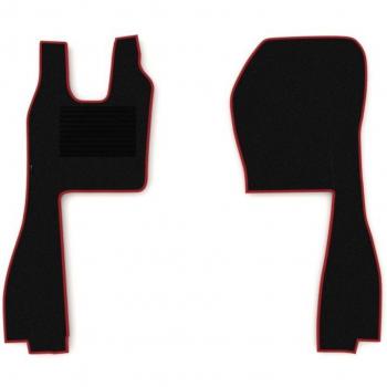 Alfombra moldeada F-CORE MT31 RED - Alfombrilla de coche, diseño específico para modelos de vehículos, material resistente al desgaste, fácil limpieza, antideslizante, ajuste perfecto y protección del suelo del automóvil
