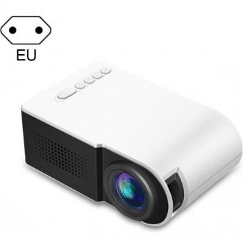 Mini proyector portátil 7000 lúmenes 1080P HD para cine en casa y viajes, compatible con AV, USB y Micro USB