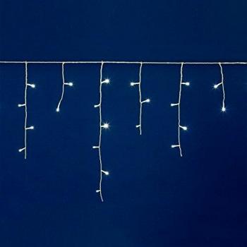 Cortina de Luces LED Frías 120 Bombillas Blanco Cálido 512x60 cm