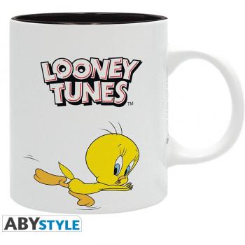 Taza Oficial Looney Tunes Piolín y Silvestre - Regalo Original