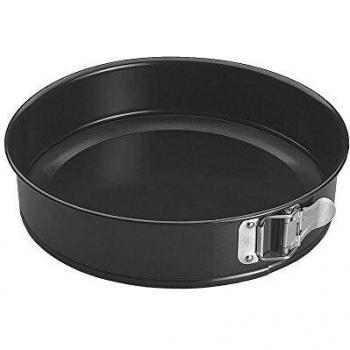 Metaltex Dolceforno Superior Molde de Repostería Desmontable, Acero, Negro, 24 cm