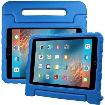 Estuche para Tablet con Protección Completa Contra Caídas - Silicona y Policarbonato, 10.2 para Apple iPad (7ª, 8ª, 9ª Generación) - Color Azul