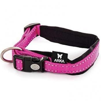 Collar de perro ajustable de nylon Arka Haok S con correa incluida