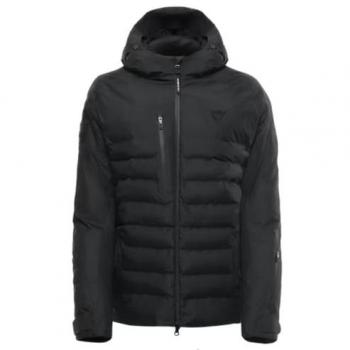 Chaqueta con capucha Dainese M003 D-Dry negro, impermeable, transpirable, forro térmico, ajuste regular, tamaño L