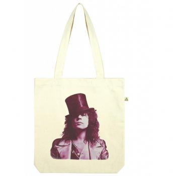 Una calidad óptima a un 'material reciclado con forma de' T-Rex bolsa de la compra Marc Bolan bolsa para herramientas de color blanco