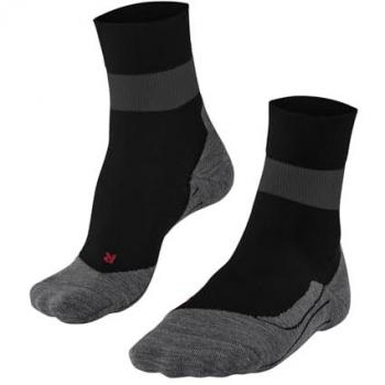 Falke RU Compression Stabilizing Socks Women - Black - Size: 39-40, Functional Yarn with Compression, 1 Pair, Running Socks