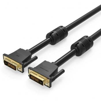 Cable DVI-D Macho a DVI-D Macho Vention EAABF de 1 metro en color negro