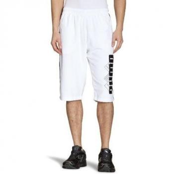 PUMA  - Bermudas para hombre, tamaño S, color blanco / negro
