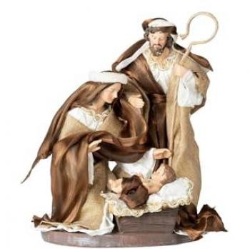 Figura de Nacimiento en Resina 22x18x30 cm - Estilo y Elegancia