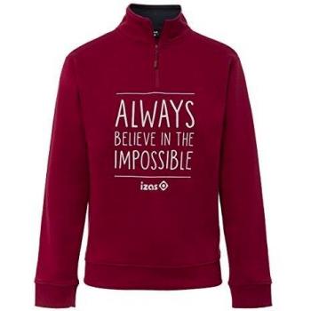 Izas Saud Sudadera, Hombre, Rojo Mineral / Gris, S