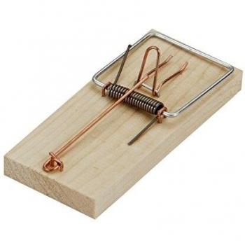 Sauvic 15125 - Ratonera de Madera pequeña, 2 Unidades