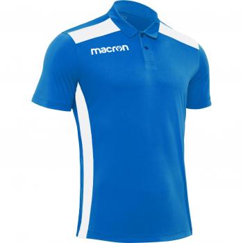 Macron Folk Blue Polo Shirt XS