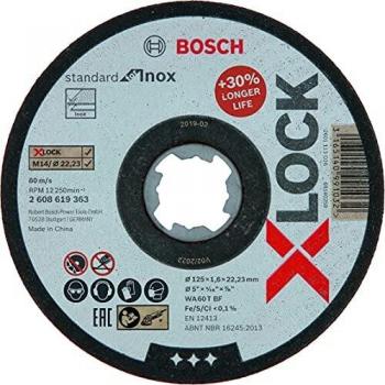 Bosch X-Lock Standard for INOX 125x1.6x2