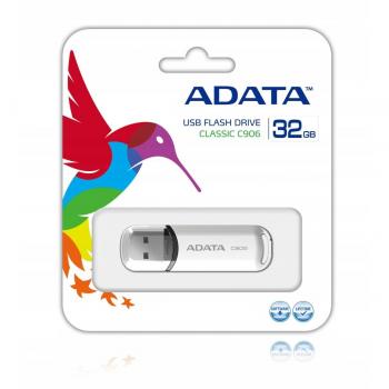 ADATA 32GB C906 Unidad Flash USB USB Tipo A 2.0 Blanco - Memoria USB