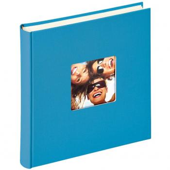 Álbum de Fotos Walther Design Fun con Recorte para Foto, Color Azul (Marino), 30 x 30 cm