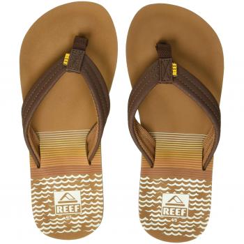 Reef Kids Ahi, Chanclas para Niños, Marrón