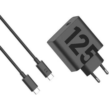 Cargador de Pared Motorola TurboPower 125W con Cable USB-C - Negro
