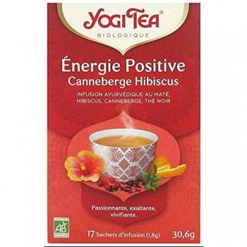 Yogi Tea Positive Energy Cranberry Hibiscus Organic 17 Sachets