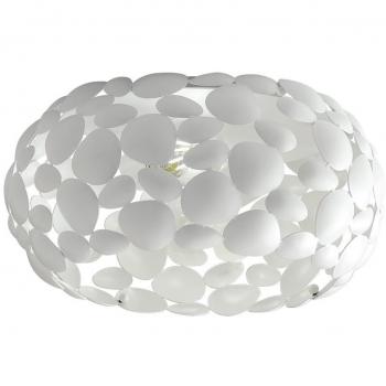 Plafonnier Dioniso Métal blanc 3 ampoules 48x21cm