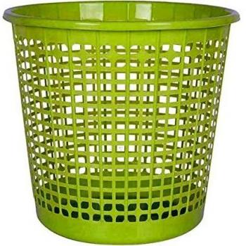 Dem S2206634 Papelera Office Plástico, Diámetro 27 X 25.5 Cm, Materiales Varios, Multicolor