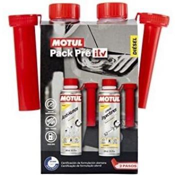 Motul Pack Pre-ITV Diesel 300ml Kit de Preparación para Inspección Técnica de Vehículos Diésel