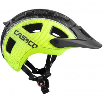 Casco 1304 Casco de Bicicleta, Unisex Adulto, Negro/Neon Yellow, L