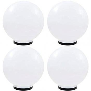 Sonata Градински соларни лампи, 6 бр, LED, черни