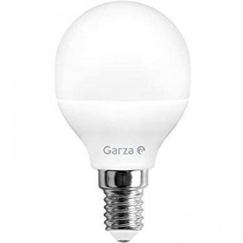 Garza ® - Bombilla Led Esférica, Luz neutra 4000K, Casquillo E14, 8W 810 lúmenes