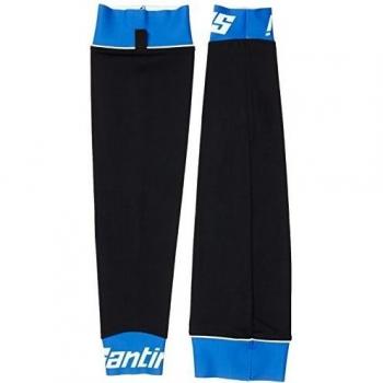Santini 365 Be Hot - Manguitos de ciclismo para hombre, color azul, talla UK: X-L/XX-L