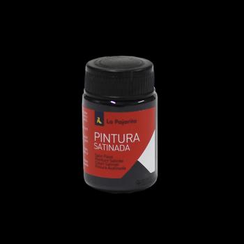 La Pajarita 110622 Pintura Satinada, L-22, 35 ml, Negro