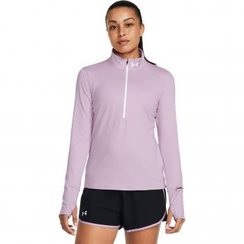 Sudadera de mujer Under Armour Qualifier Run con forro polar y media cremallera