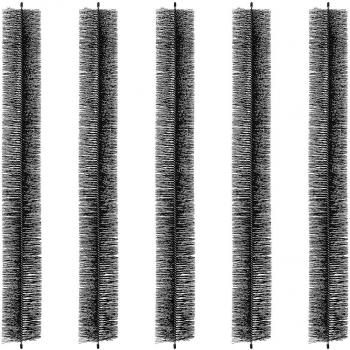Cepillo de limpieza para canalones Vevor, 4.6 m de longitud y 110 mm de diámetro, protector de hojas (paquete de 5)