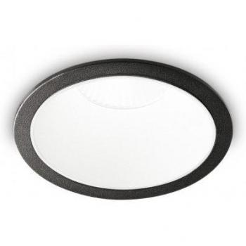 Foco empotrable Game Metal, aluminio 1 bombilla 8cm, ideal para iluminación interior, diseño moderno redondo, disponible en color negro y blanco, temperatura de color 3000K