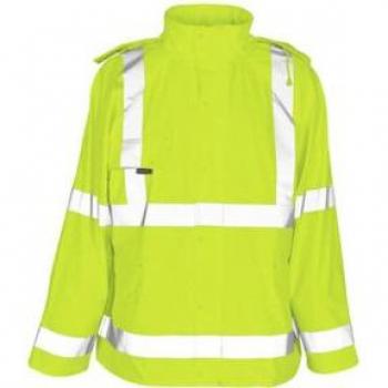 Chaqueta de Lluvia Hi-Vis Mascot Feldbach 2XL Color Amarillo Seguridad