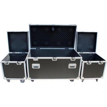 ProX XS-UTL3PKG ATA-300 Style Gig Ready Utility Road Case, Set of 3, Silver/Black