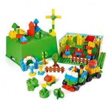 Poly-M - 118 bloques de construcción singulares, para niños a partir de 1 año, multicolor