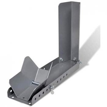 vidaXL Motorcycle Wheel Stand 10 Holes Motorbike Chock Storage Support Holder