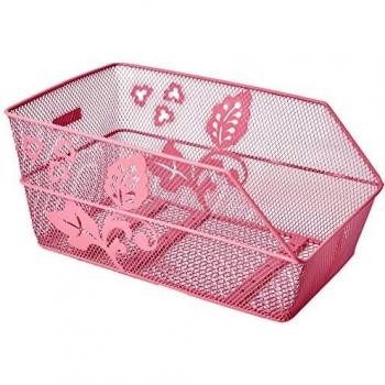 Basil Fahrradkorb Cento Flower Cestino per bicicletta, Unisex Bambini, Pink, Taglia Unica