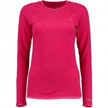 Schöffel Merino Sport - Camiseta de Manga Larga para Mujer, Mujer, Color Raspberry Sorbet, tamaño Extra-Large