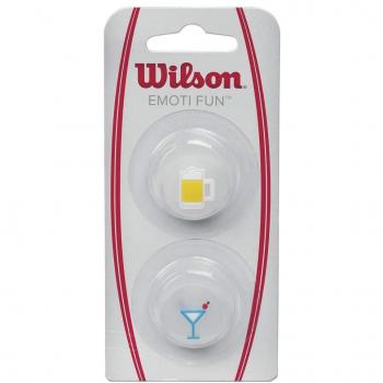 Wilson Emoti-Fun Beer/Martini Antivibrador de Tenis, Unisex Adulto, Amarillo