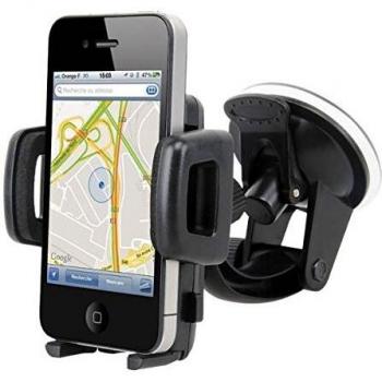 Campus Roadmap - Soporte universal en parabrisas para smartphones, color negro