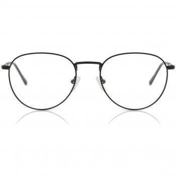 Montura Completa Ovalada Metálica Gris para Hombre - Gafas Recetadas Anti-Azules - SmartBuy Collection