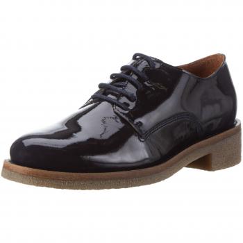BiancoCas. Patent Shoe Jfm17 - Zapatos Planos con Cordones Mujer
, color Azul, talla 38