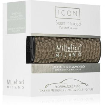 Millefiori Icon Sandalwood Bergamot Car Air Freshener II - 1 Piece