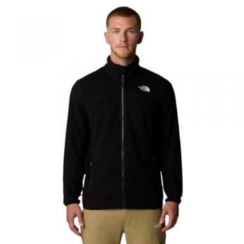 Forro polar The North Face 100 Glacier Full Zip para hombre en color negro, talla XXL