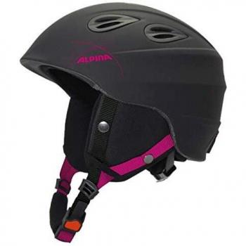 Alpina Sports Junta 2.0 Casco de esquí, Unisex Adulto, Negro y Rosa, 57-61
