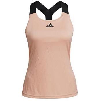 Camiseta de Tirantes Adidas Primeblue para Mujeres - Albaricoque y Negro