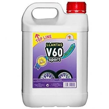 Sisbrill V60 Sport Limpia Llantas - Sin Frotar - Neutro y Seguro - 5 Litros