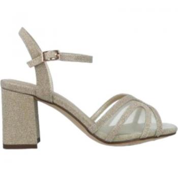 Zapato Tacón Mujer Menbur 256060 Oro - Sandalias de Fiesta Oro 00 Gold
